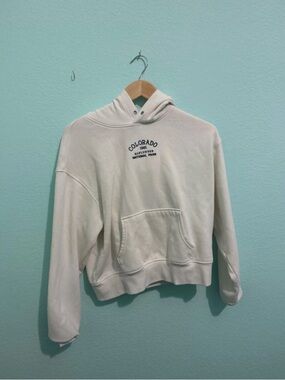 Colorado National Park Cream Hoodie